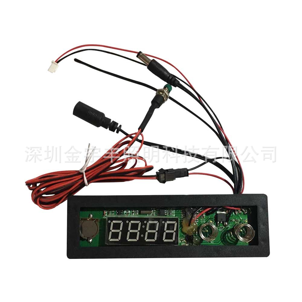 溫度的時(shí)鐘(兩個(gè)觸摸開關(guān)）